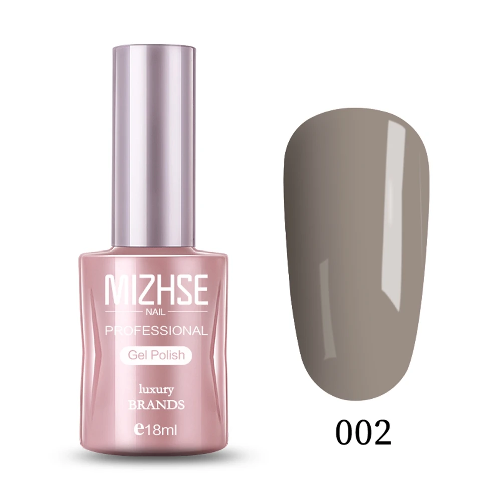 MZT002 MIZHSE 18ML UV Gel Top Base Coat Gel Varnish Nail Polish Nails Art UV LED Soak-Off Gel lacquer Primer Base Nude Red Wthie Color - Цвет: MZT002