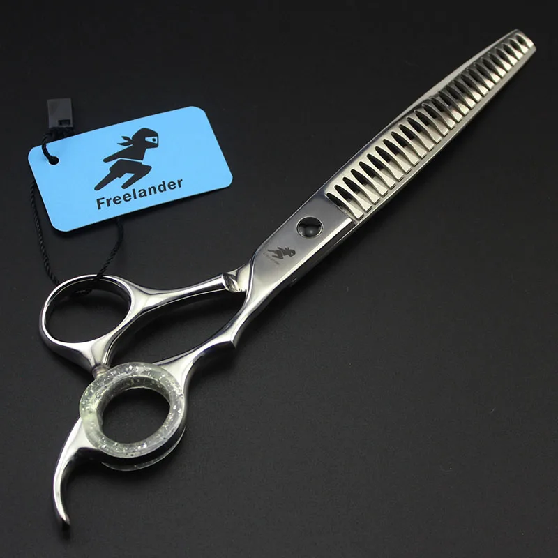 7.5inch Shark Curved Thinning Scissor for Dog Grooming Clipper Trimmer Hairdressing Supply Shear | Красота и здоровье