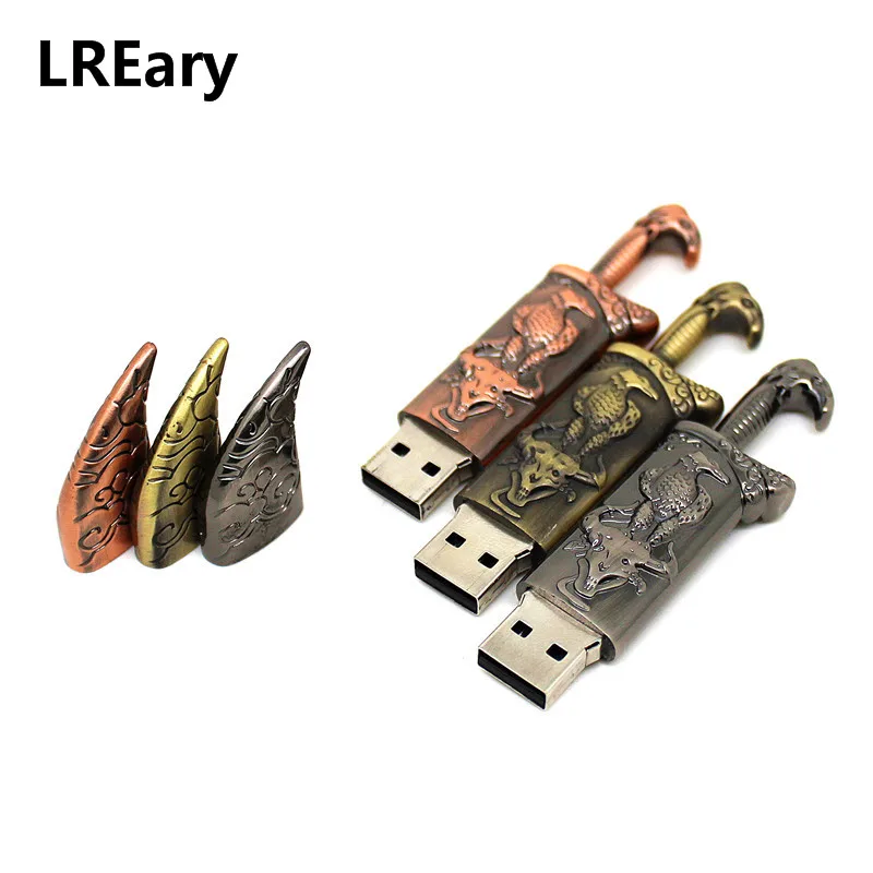 Имитация металлического пера модель ножа USB флеш накопитель карта памяти Broadsword 4G