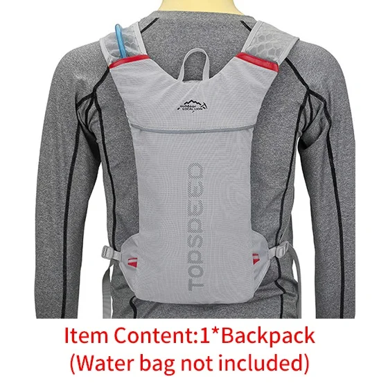 Gray Bag Only Местный лев, 5л, гидратационный рюкзак для бега, женский, мужской, для бега, спортивный рюкзак, для бега, марафона, велосипеда, сумки для велосипеда, без сумки для воды - Цвет: Gray Bag Only