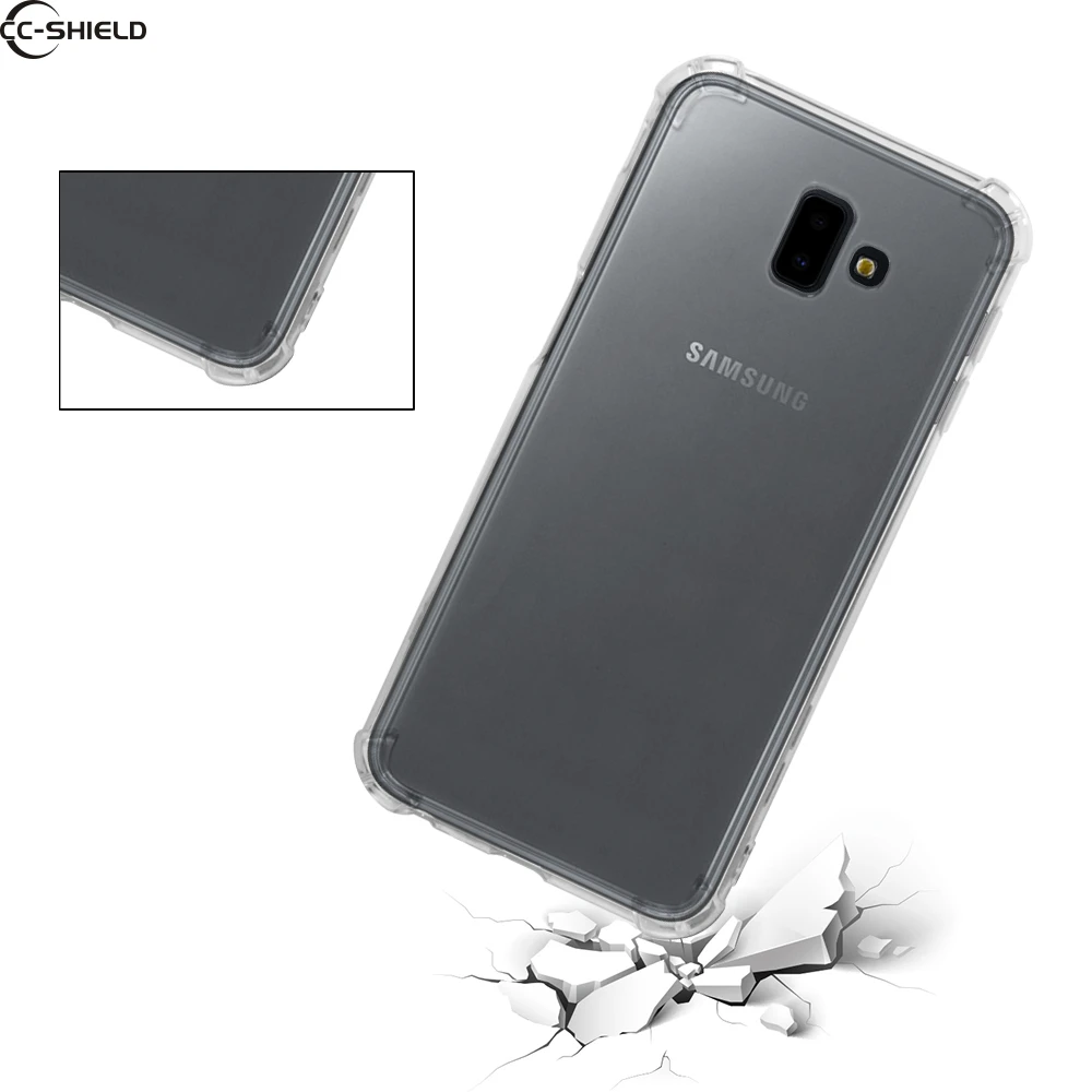 Мягкий чехол для Samsung Galaxy J6 J 6 Plus SM J610F J610FN/DS SM-J610F SM-J610FN/DS ультратонкий прозрачный