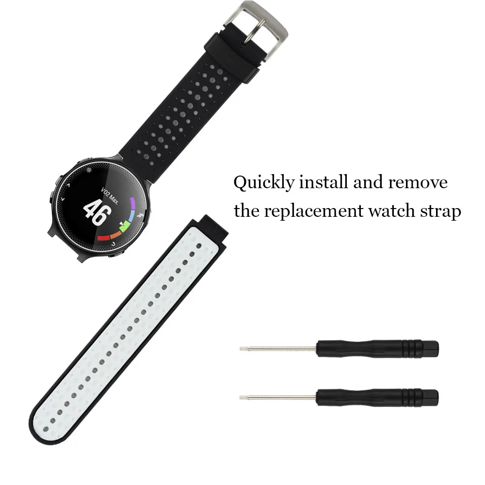 Силиконовый ремешок Honecumi для наручных часов Garmin 735XT смарт Forerunner 220 230 235 630 620