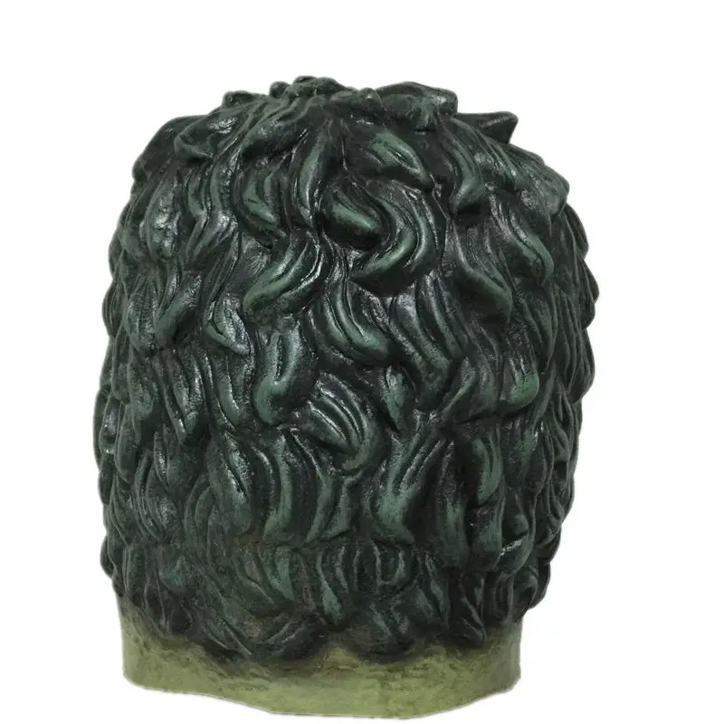 Гигантский Зеленый Хэллоуин маска из латекса резиновый Халк маскарадные