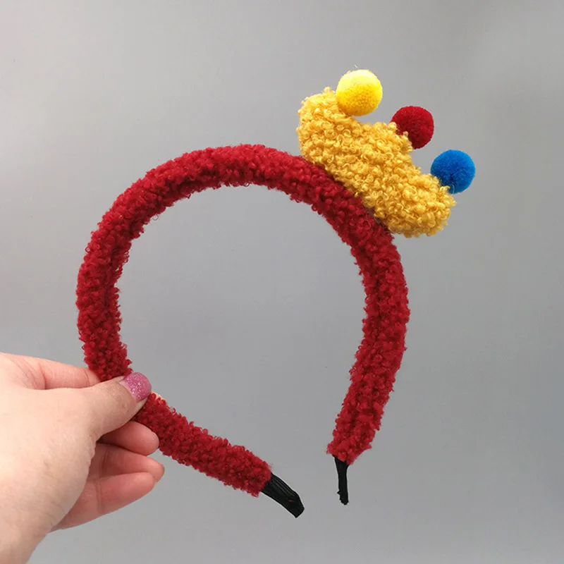 M Новая повязка на голову, плюшевая повязка на голову, мультяшный кролик, корейский ободок, вечерние аксессуары для волос, милый кролик, зимняя детская корона, подарки для девочек - Цвет: M