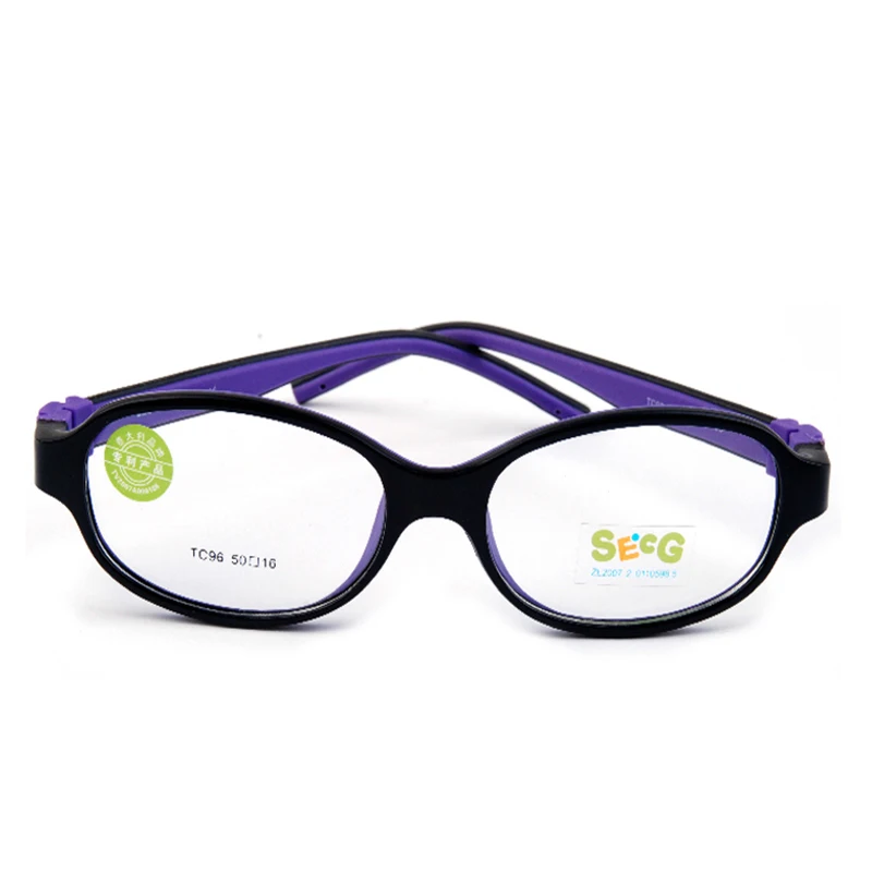 Очки SECG Детские со съемной оправой Силиконовые Мягкие гибкие Симпатичные