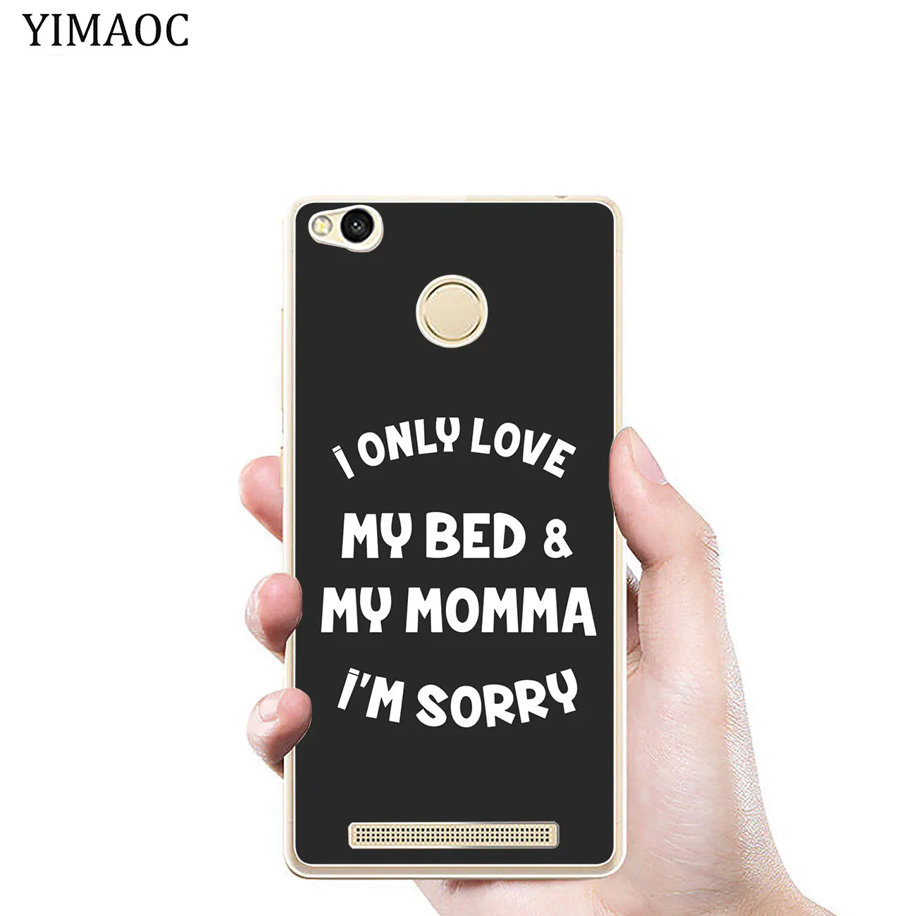 Я только люблю свою кровать и I Love Mama I'm Sorry чехол для Xiaomi MI Redmi 8A 7A 6A 5A 4X Note 8 7 6 Pro 5