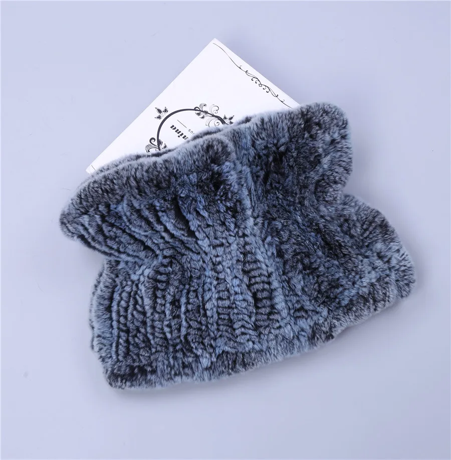 Light Blue Настоящий мех кролика вязаный женский Зимний пуловер накидка на плечи леди Amice Мода Cappa натуральный мех палантин Thurgs пашмины - Цвет: Light Blue