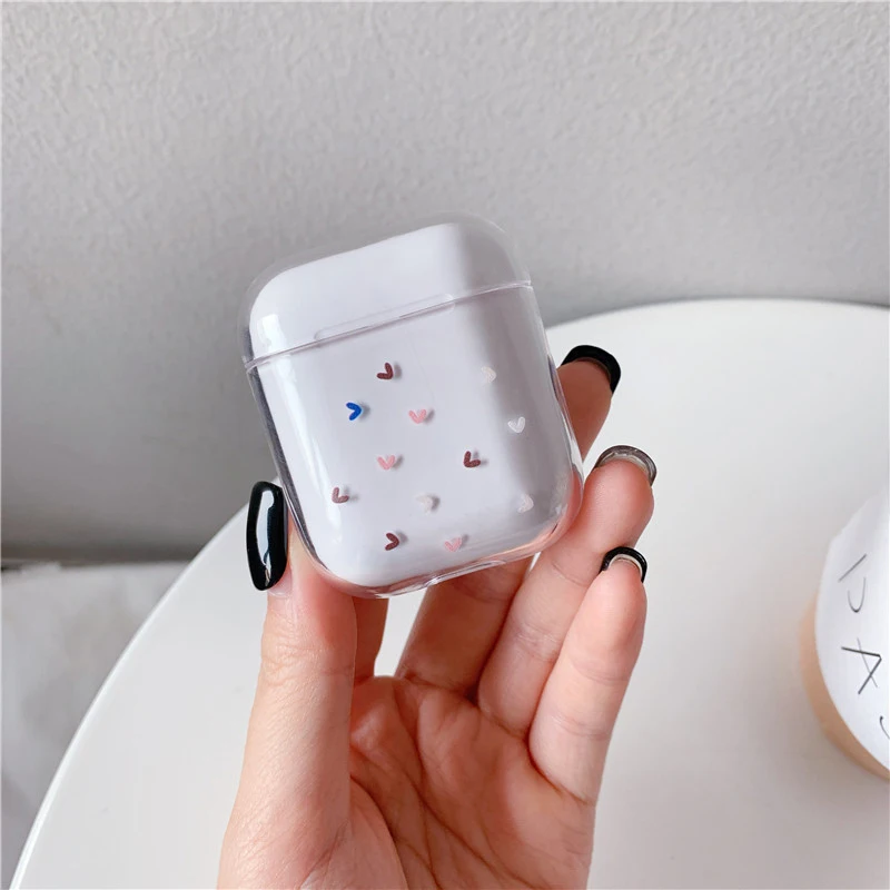 Цветочный чехол для Airpods мультфильм Прозрачный Футляр для AirPods гарнитура беспроводной Bluetooth Чехлы для Airpods Защитная крышка - Цвет: style 3