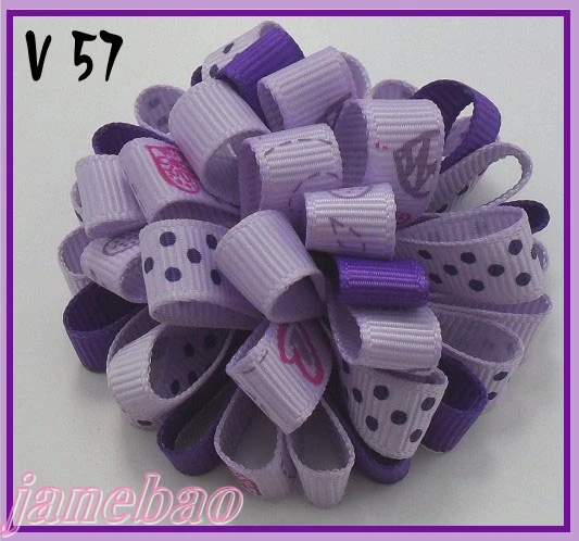 Бесплатная доставка 300 шт. банты для волос на День святого Валентина девочек из