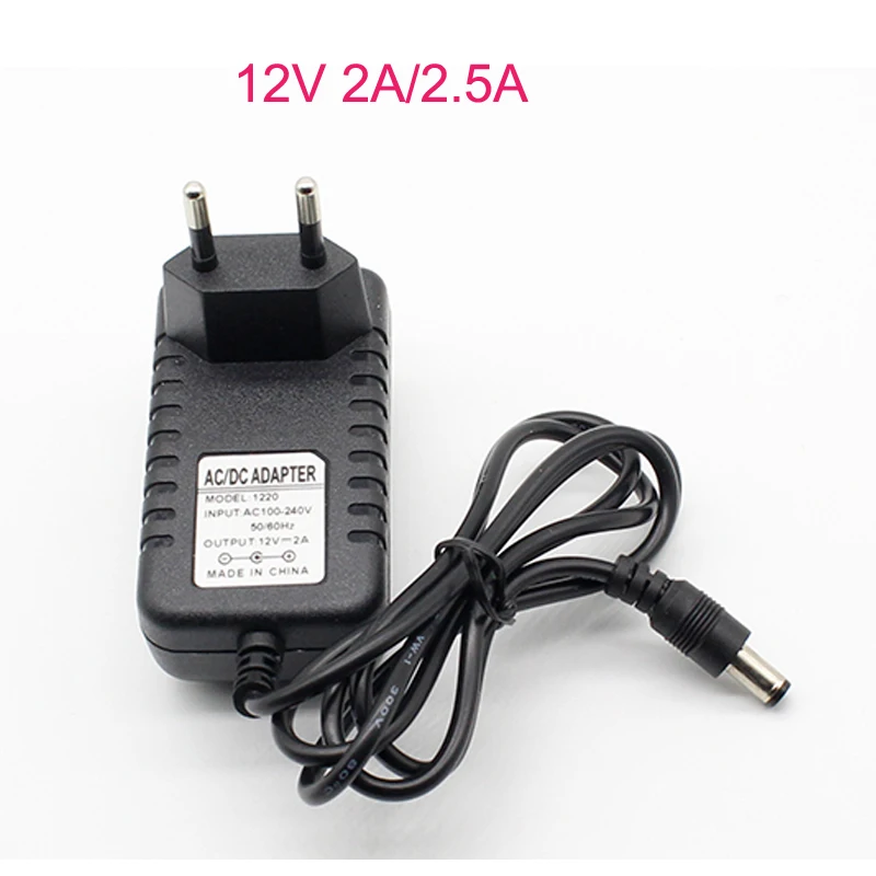 ЕС адаптер питания DC 9V 0.6A 12V 2A 2.5A Регулируемый DC 9V 12V вольт адаптер питания зарядное устройство переключение 220V на 12V