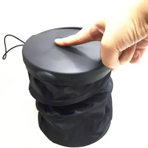 1 шт. Складная Автомобильная корзина для мусора чехол на шнурке мусорное ведро