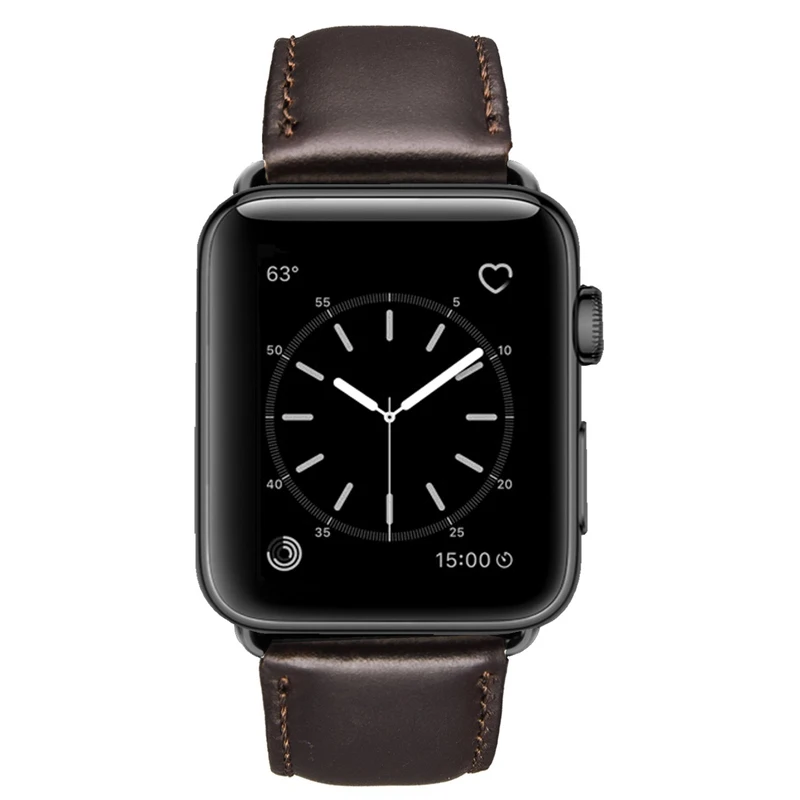 Мужские Кожаные Ремешки для наручных часов, ремешок для Apple Watch 4 44 мм, браслет VIOTOO, мужской кожаный ремешок для iwatch