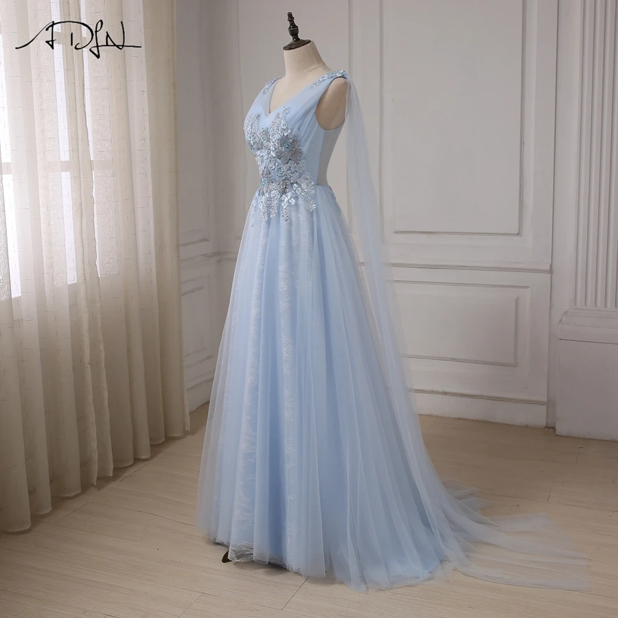 ADLN/недорогие романтические платья для выпускного вечера Vestidos de Fiesta с v образным