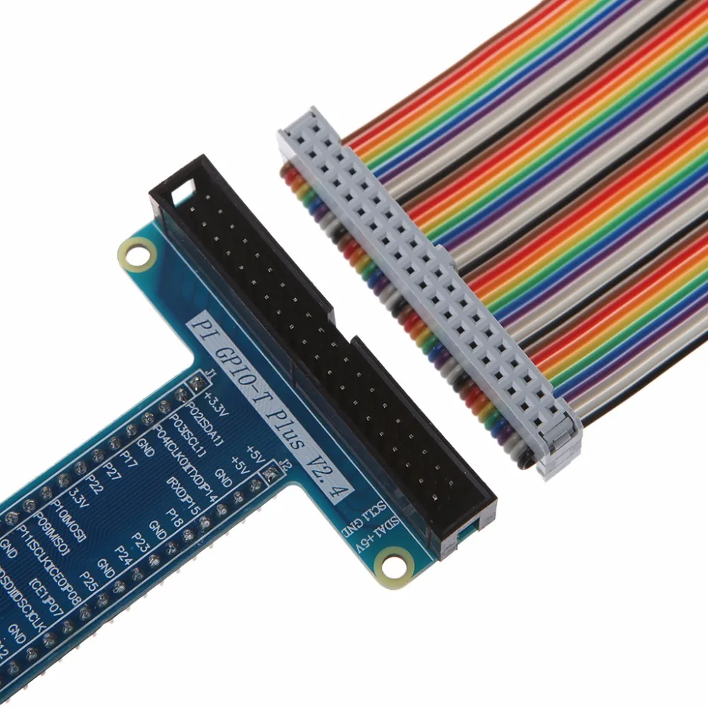 40 контактный Удлинительный адаптер кабель GPIO для Raspberry Pi 3 2 Model B +