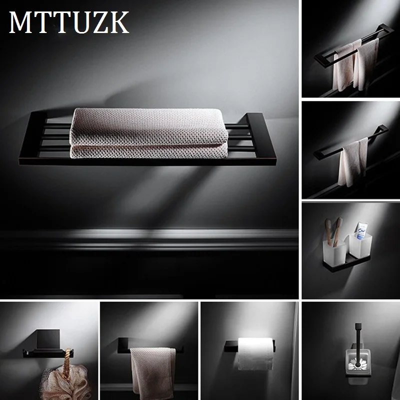 MTTUZK Высококачественная бронзовая вешалка для полотенец с масляным нагревом