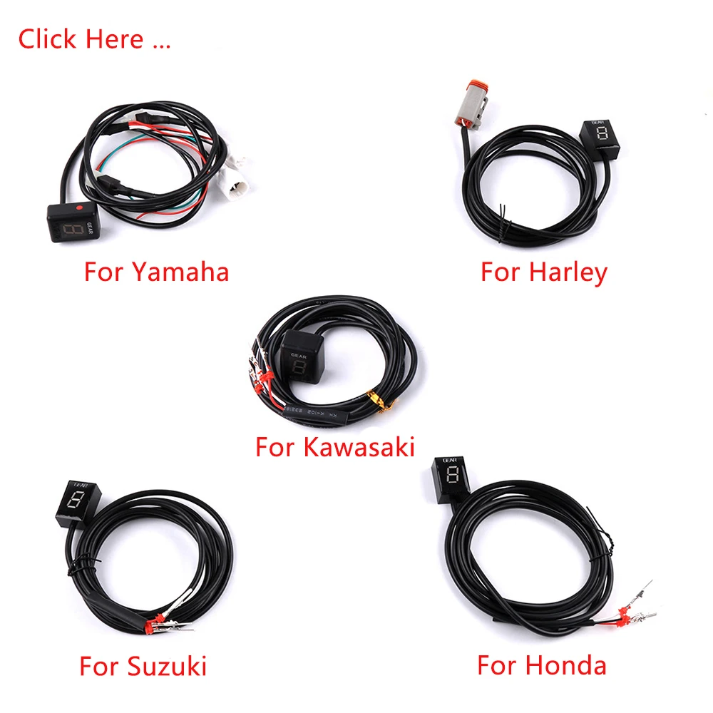 SMOK мотоцикл Ecu прямое Крепление 1-6 скорость шестерни дисплей индикатор для Kawasaki Z300 ER6N Z1000SX ниндзя 300 Z1000 Z800 Z750