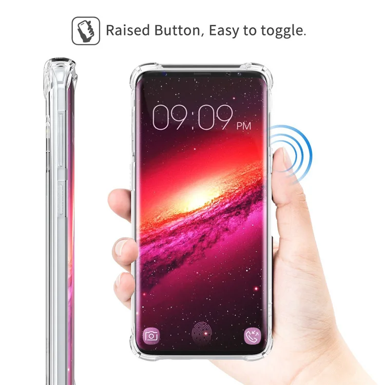 Прозрачный чехол бампер из ТПУ для Samsung Galaxy S9 Plus|Бамперы| |