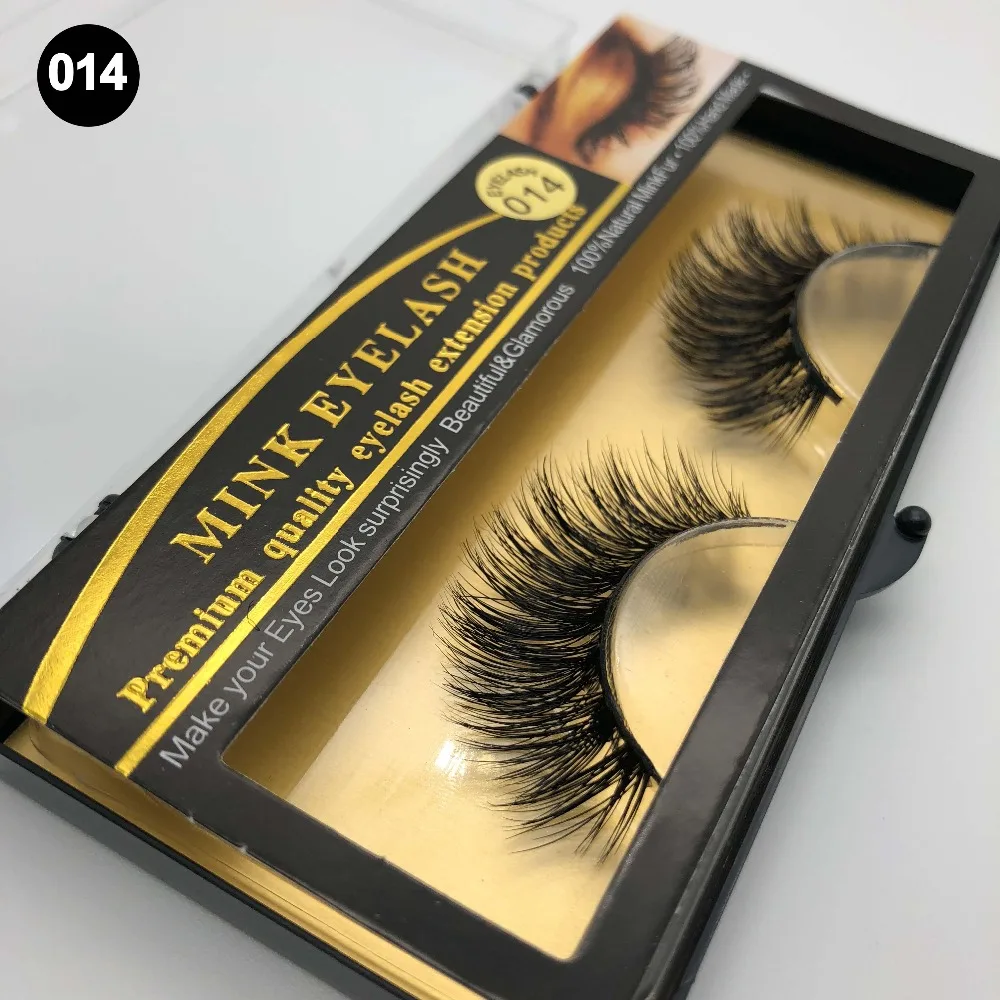 Makeup Mink Eyelash False Fake Eyelashes Handmade Natural Long Thick 100% Real ThickEye Lashes Extension | Красота и здоровье