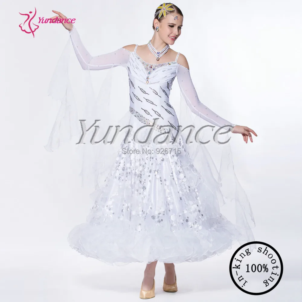 

2016 новые цветочные современные взрослые Бальные платья для танцев в Китае B-14138