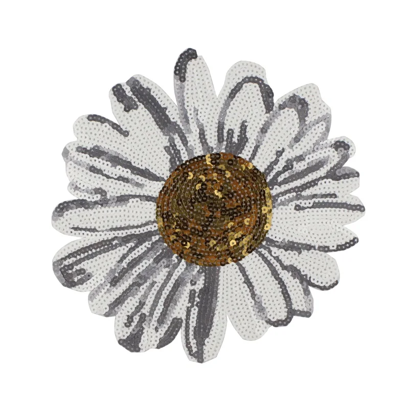 1 шт. нашивки в виде цветов и блесток для шитья одежды аппликация стразами лотоса