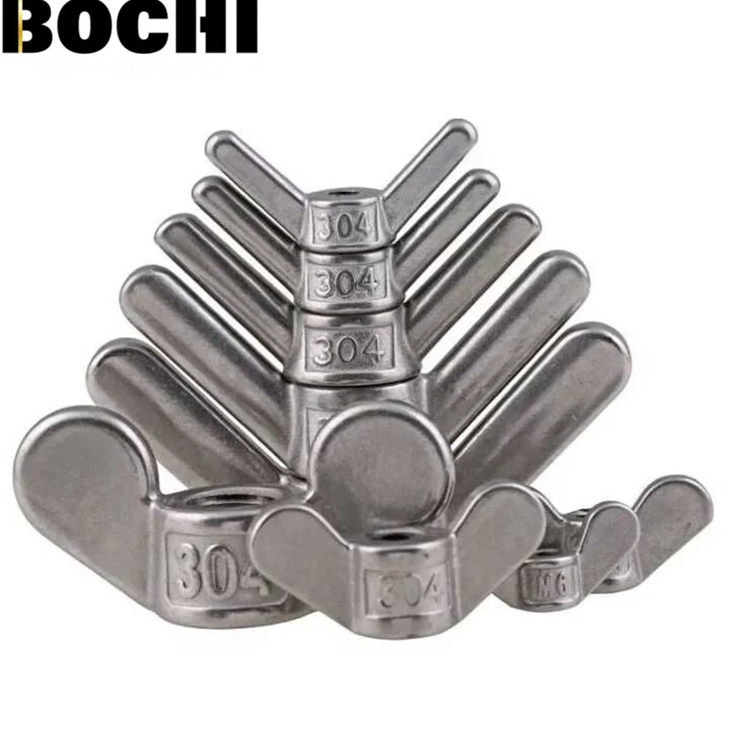 304 нержавеющая сталь специальная форма ручной винт гайка большая Ушная бабочка