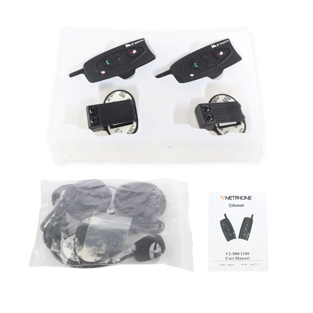 500 м V2 moto rcycle bluetooth-гарнитура лыжный снегоход шлем домофон Intercomunicador de