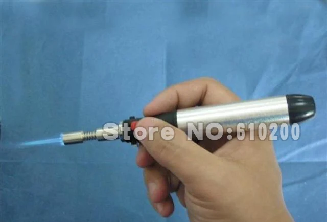 Бесплатная доставка 2 в 1 ручка для паяльника стандартный (серебристый) Газовый