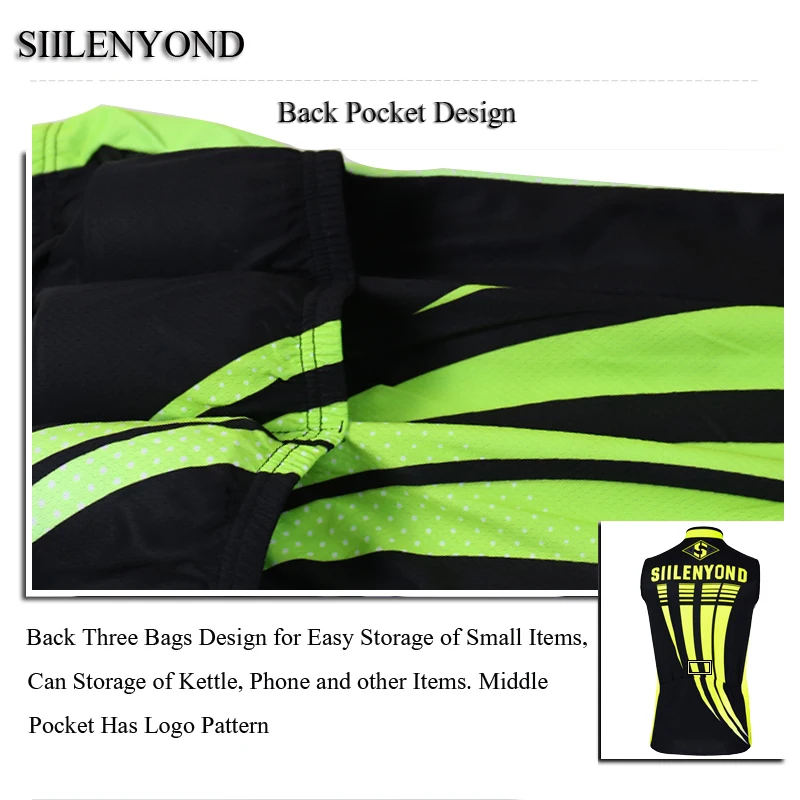 SIILENYOND летняя одежда для велоспорта без рукавов Майо Roupa Ciclismo|bike vest|bicycle vestbike jersey