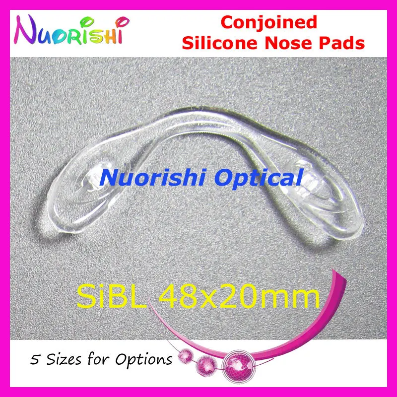 500 шт. очки для очков прозрачные мягкие силиконовые накладки носа 5 размеров на
