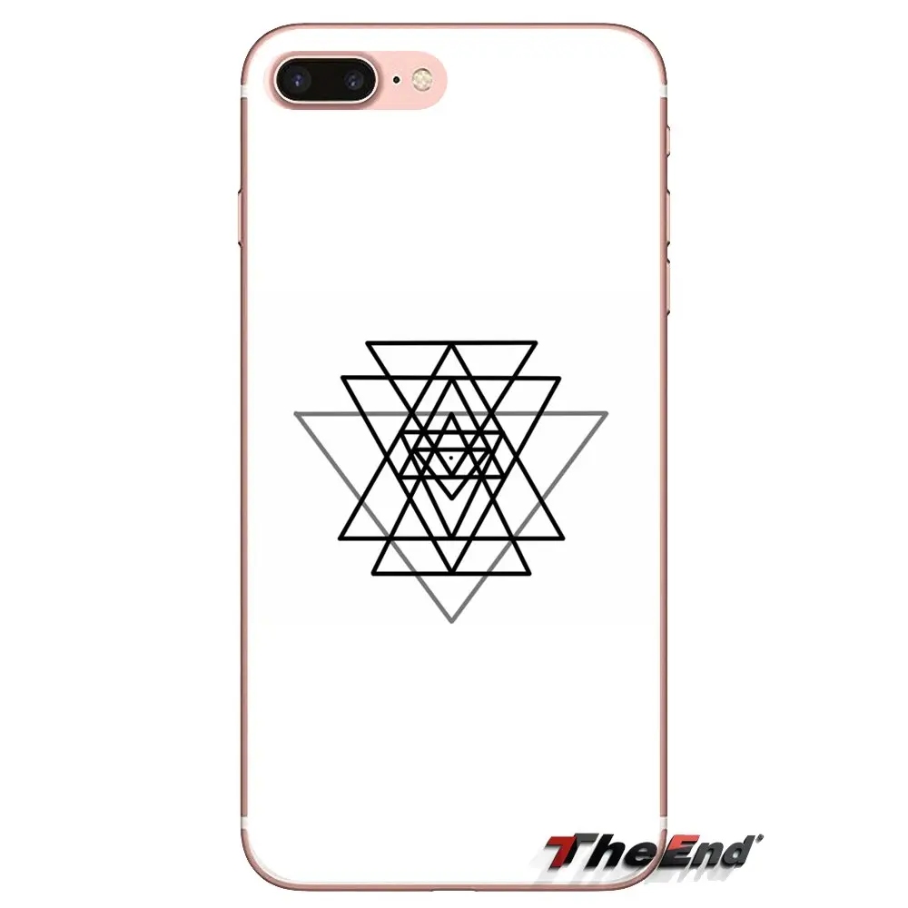 For Xiaomi Mi3 Samsung A10 A30 A40 A50 A60 A70 Galaxy S2 Note 2 Grand Core Prime Soft Bag Case Sri Yantra Spiritual Hindu Symbol |