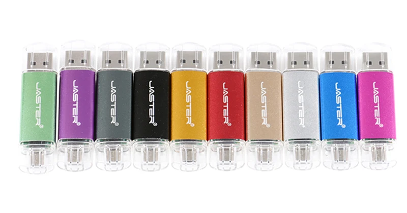 Новинка, JASTER, OTG USB флеш-накопитель, высокоскоростной флеш-накопитель, 128 ГБ, 64 ГБ, 2 в 1, микро Usb флешка, 3,0, 32 ГБ, 16 ГБ, 8 ГБ, флеш-накопитель, флешка
