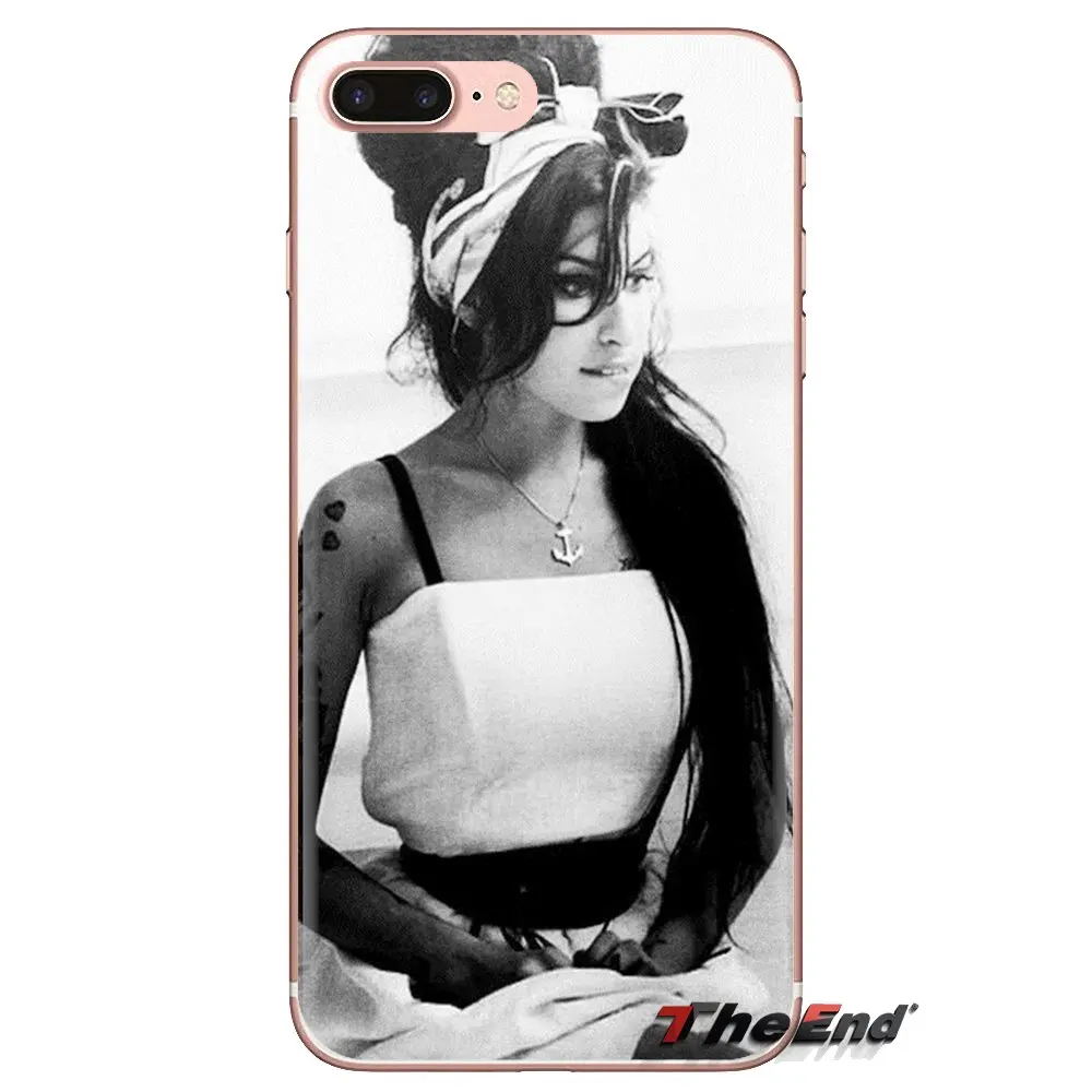 hybrid amy winehouse For iPod Touch Apple iPhone 4 4S 5 5S SE 5C 6 6S 7 8 X XR XS Plus MAX Transparent Soft Shell Covers |