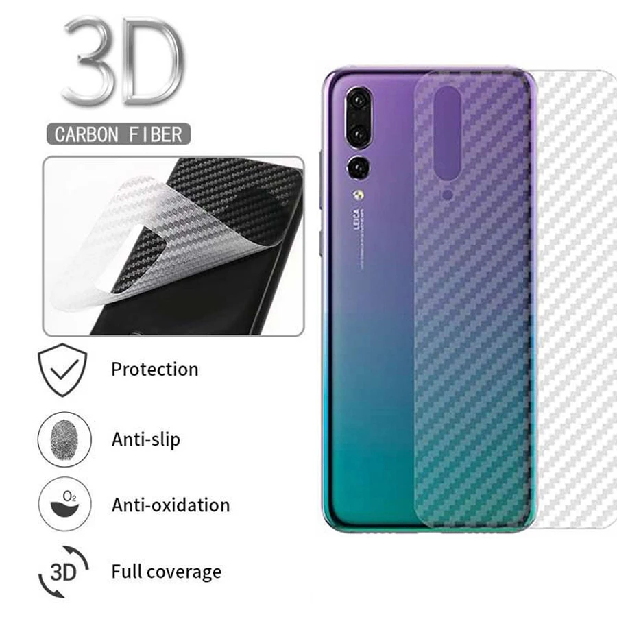 5 шт./лот полное покрытие пленка для Huawei Honor 10 7X 6X 6C 3D углеродное волокно защитная