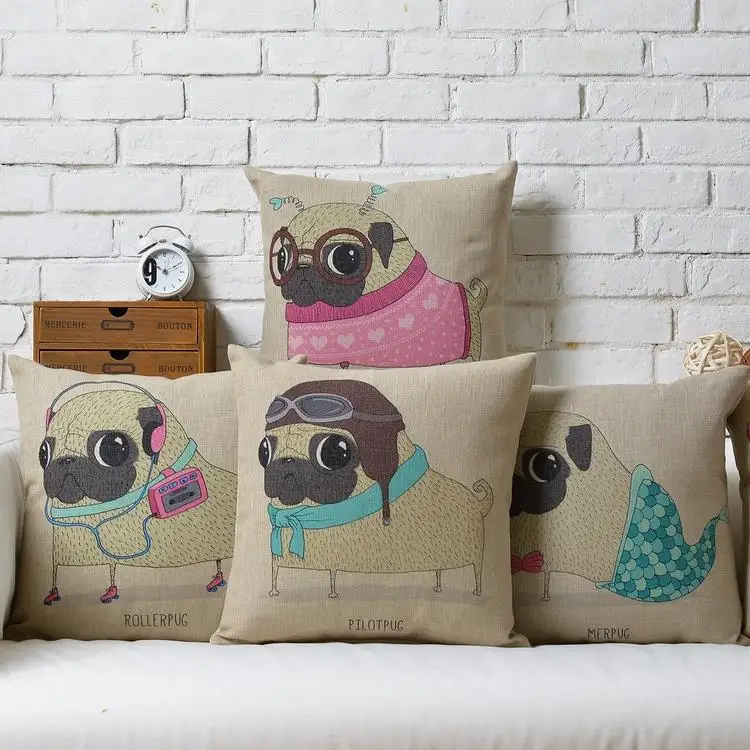 Милая уродливая собака креативные животные Щенок постельное белье с мультяшным