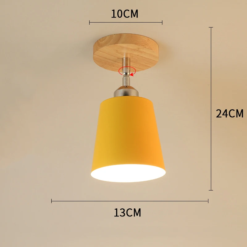 Type 12 no bulb Светодиодный потолочный светильник, современный деревянный потолочный светильник, винтажный плафон, лампа для гостиной, цветная, E27, плафон, Lamparas Techo Deckenleuchten - Цвет корпуса: Type 12 no bulb
