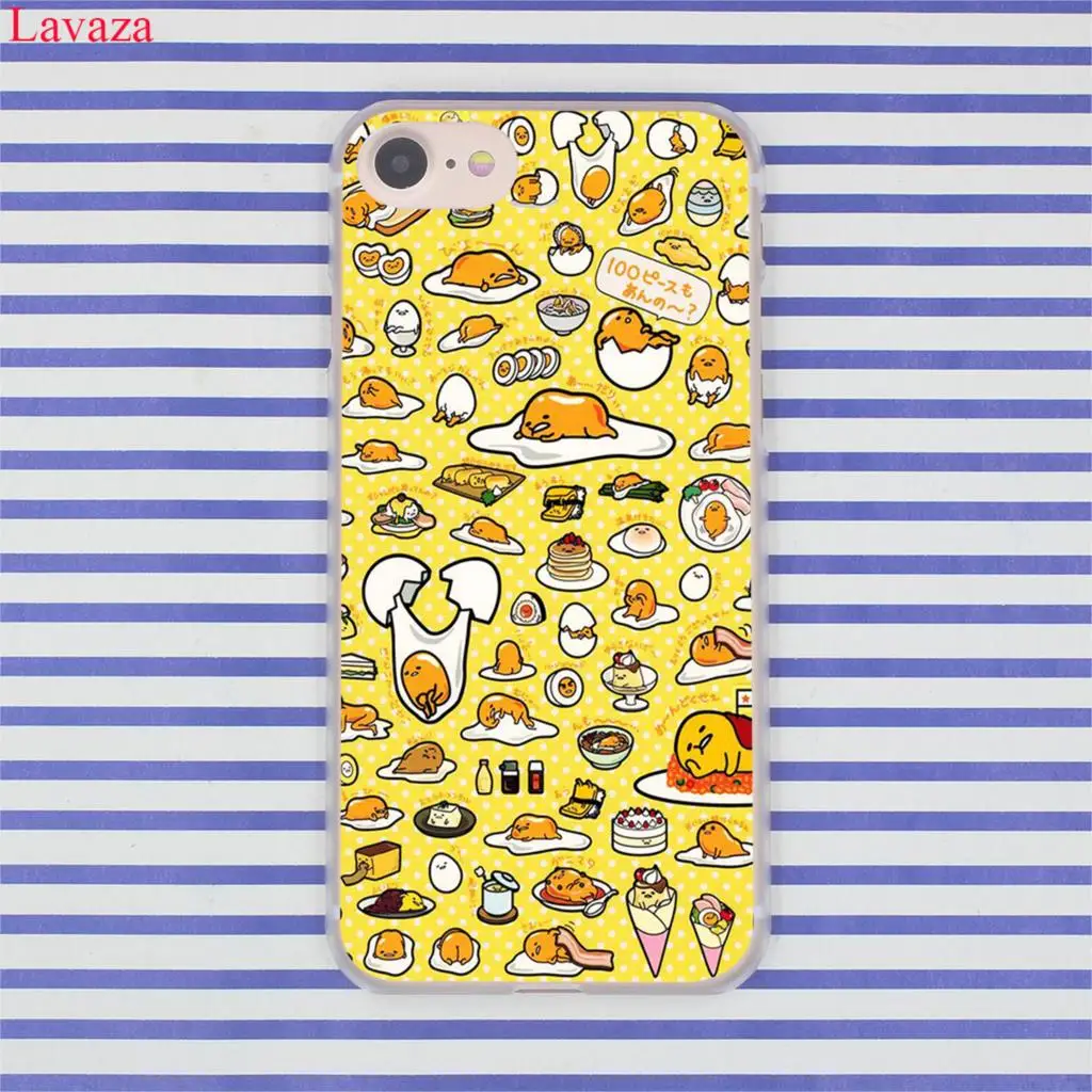 Жесткий чехол для телефона Lavaza милый gudetama lazy egg iPhone XR XS X 11 Pro Max 10 7 8 6 6S 5 9 SE 4 7|phone