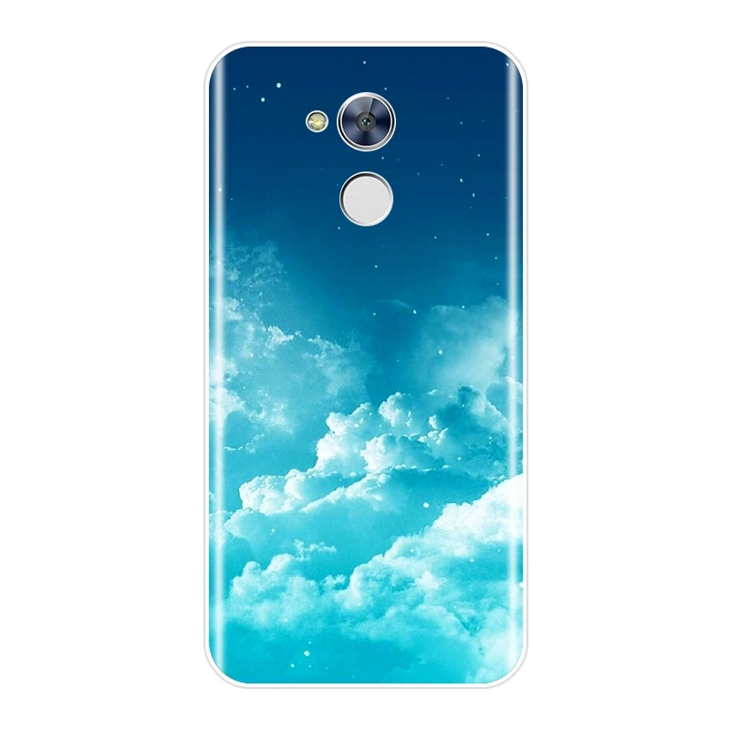 Задняя крышка из ТПУ для Huawei Honor 6A 4C 5C 6C Pro мягкий силиконовый чехол с облаком