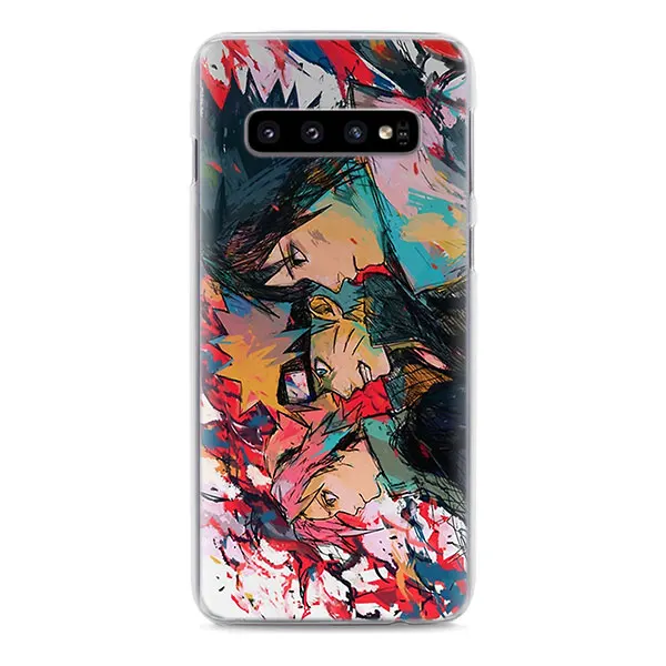 04 Аниме «Наруто» как у героя мультфильма Саскэ телефон чехол s для samsung Galaxy S8 S9 S10 плюс S10e M10 M20 M30 A10 A30 A50 Жесткий PC задняя крышка чехол - Цвет: 04