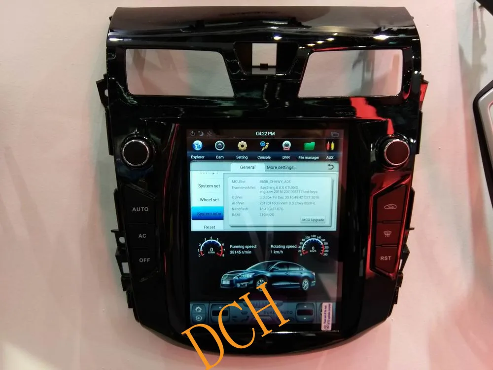 10,4 ''вертикальный экран Tesla стиль Android 8,1. Автомобильный DVD gps плеер для Nissan Teana 2013 для авто AC PX6