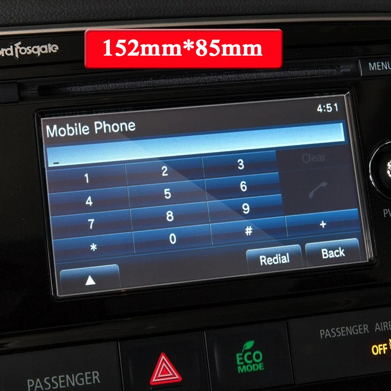 Автомобильная Защитная пленка для GPS-навигатора навигатора Mitsubishi Outlander 2013- в