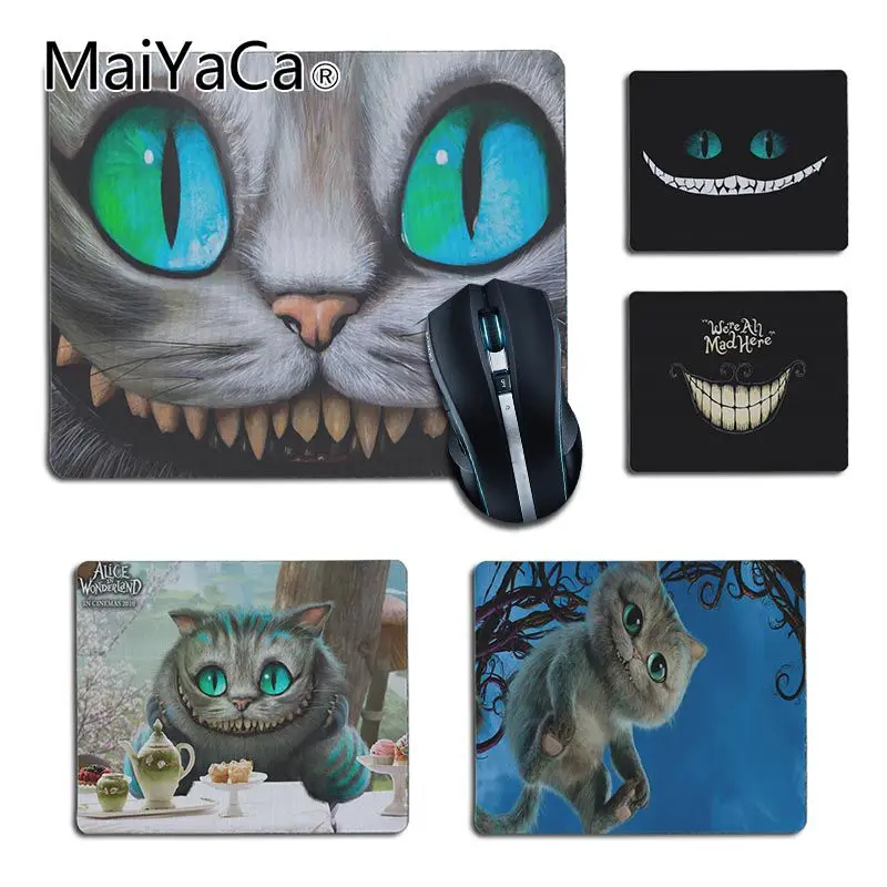 

MaiYaCa The Cheshire Cat Laptop Computer gamer Mousepad Rubber PC Computer Gaming mouse pad anime mousepads