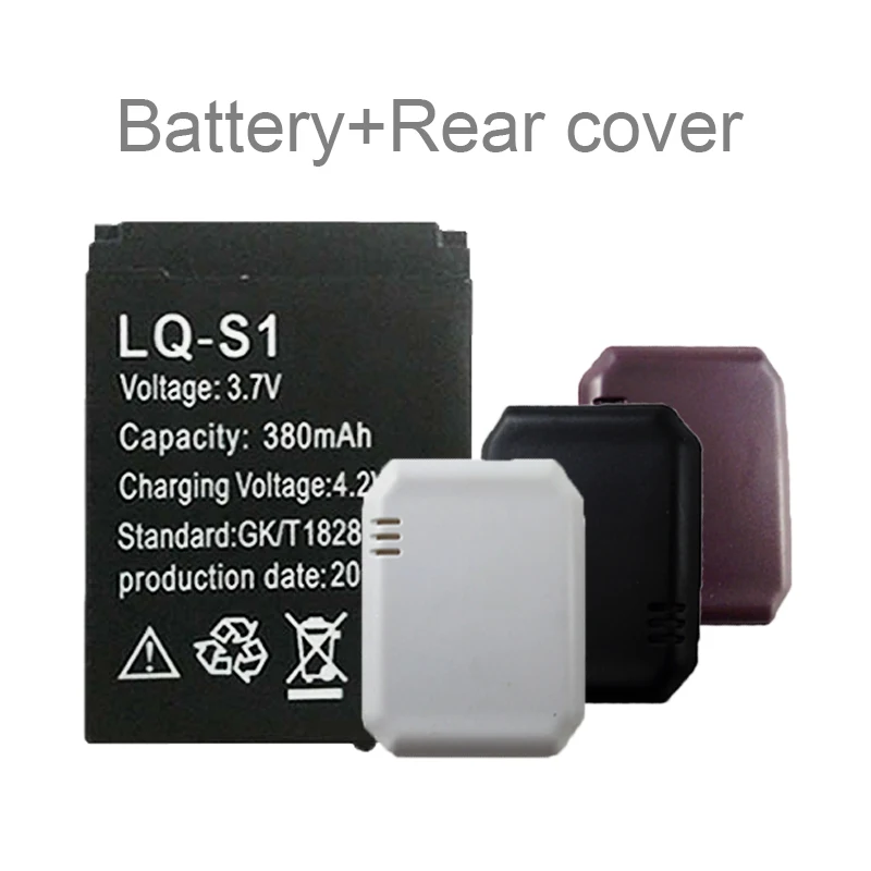 OCTelect LQ-S1 Смарт часы мобильный телефон батарея 380 мАч+ задняя крышка LQ-S1