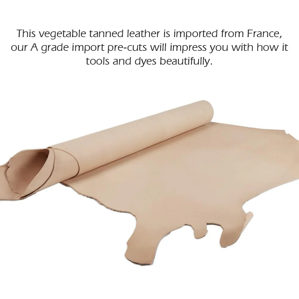 Инструмент для резьбы WUTA из окрашенной воловьей кожи растительного дубления