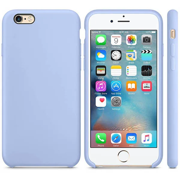 Официальные силиконовые чехлы для iPhone 7Plus 6 6S 7 8 Plus с логотипом силиконовый чехол для iPhone 10 X XR XS Max в розничной упаковке - Цвет: 6