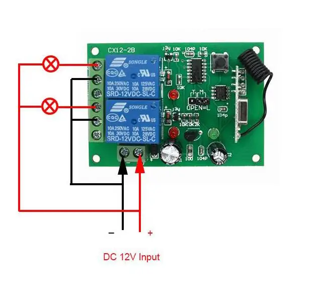 DC 24V 12V 2 CH 2CH RF беспроводной фотоприемник добавить 86 передатчик настенной панели