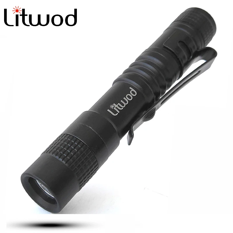Портативная мини вспышка Litwod Z30 светодиодный фонарь XM L Q5 яркий светильник для