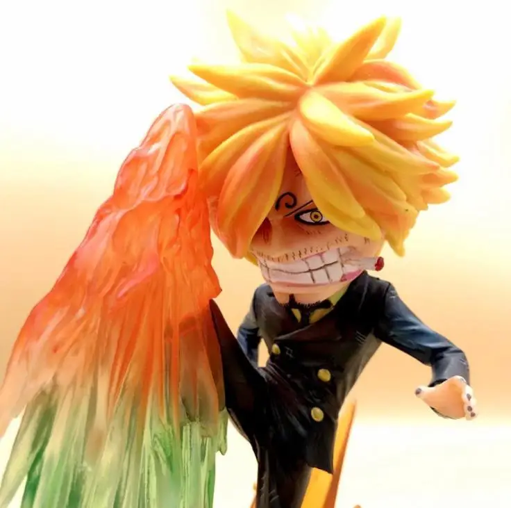 Аниме ONE PIECE Vinsmoke Sanji Милая экшен-фигурка ПВХ экшн Коллекционная модель куклы