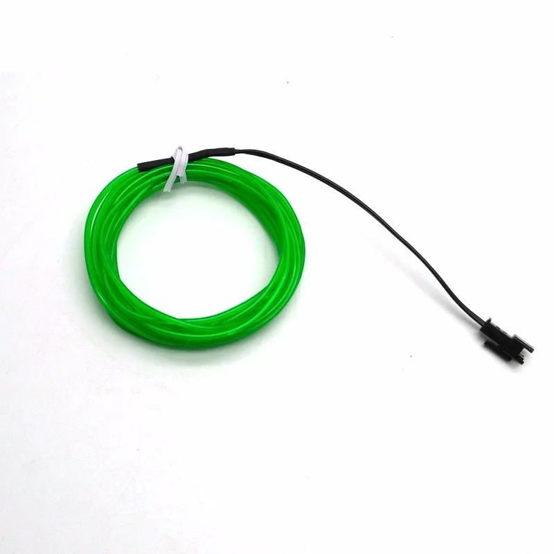 EL wire автомобильный светильник s неоновый светильник для танцевальной вечеринки декоративная лампа Гибкая EL Wire Rope Tube водонепроницаемая светодиодная лента веревочный светильник Рождественский Декор