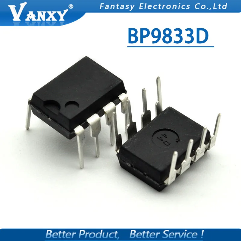10 шт. BP9833D DIP-8 9833D DIP BP9833 DIP8 неизолированный понижающий с драйвером постоянного тока для светодиода чип