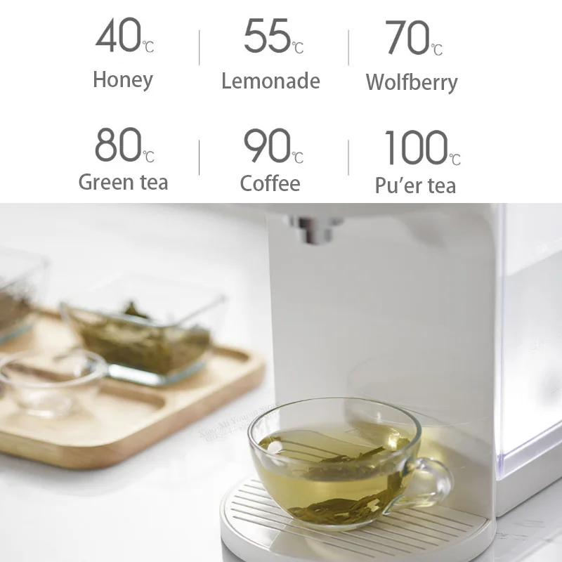 Xiaomi Mijia VIOMI 4L Смарт мгновенный диспенсер для горячей воды Портативный питьевой фонтан приложение управление настраиваемая температура